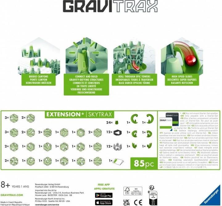 Image du produit Ravensburger Extension GraviTrax Skytrax