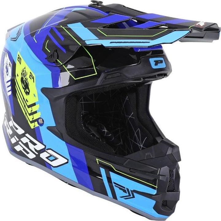 ProGrip Motorrad-Cross-Helm (M)
