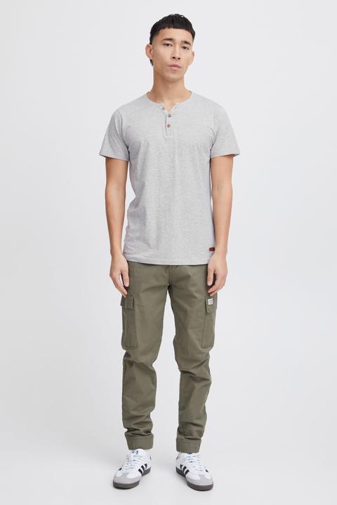 Immagine prodotto Solid Volker T-Shirt A Maniche Corte Maglietta Da Uomo Con Collo Grandad (M)