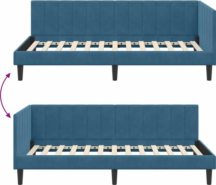 Produktbild vidaXL Eckbettgestell