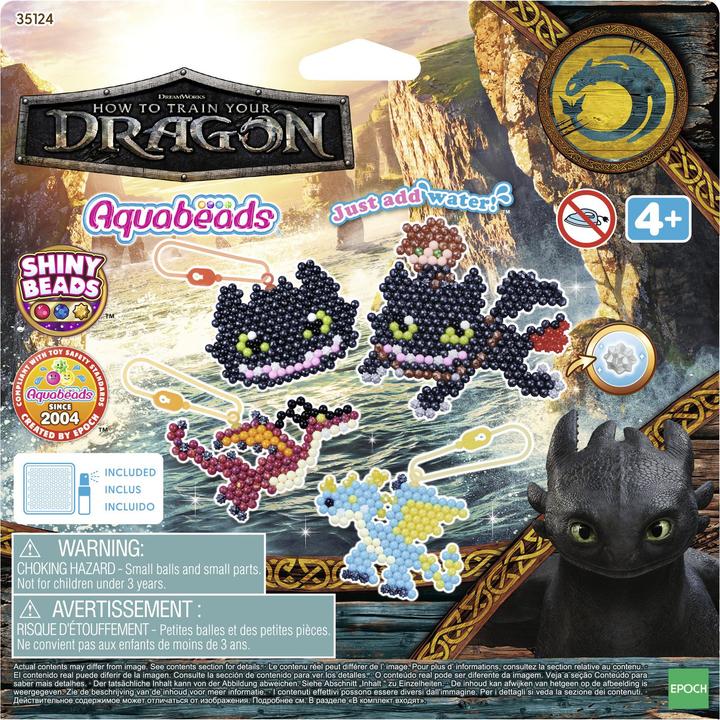 Actual product image Epoch Aquabeads Dragons Keychains Set