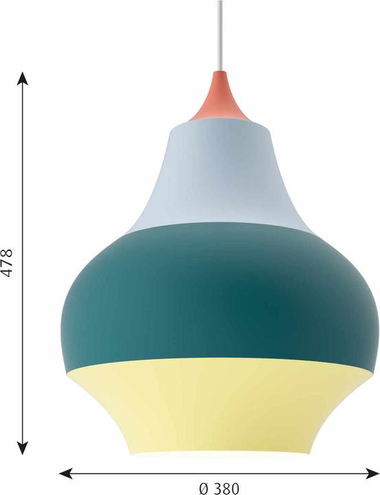 Blu chiaro, Giallo, Rosso, Turchese