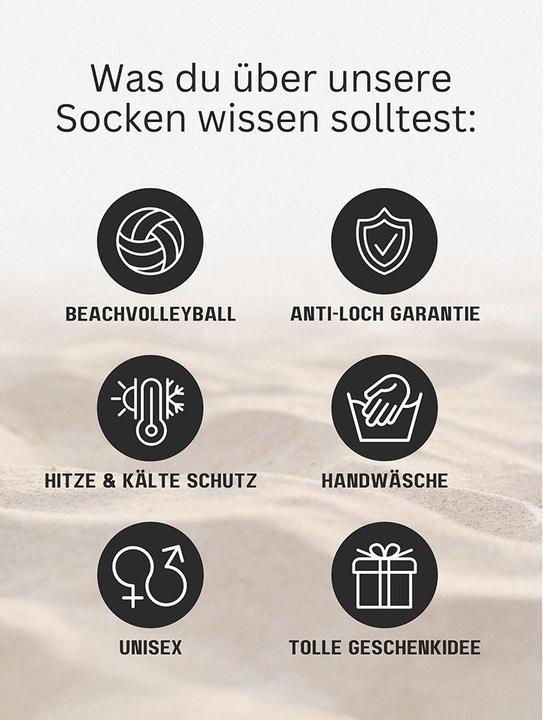 Produktbild Beach Volleyball Apparel Beachsocken Classic (42, 43, 44)