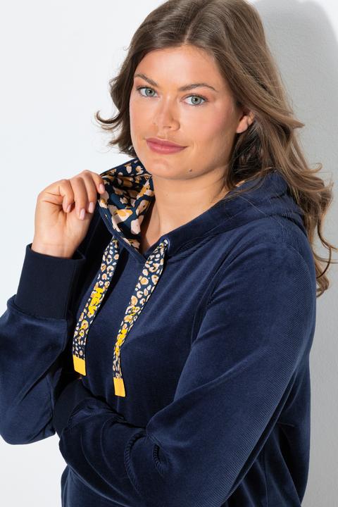 Produktbild Laurasøn Kapuzenkleid, fein Cordoptik, Langarm (54)