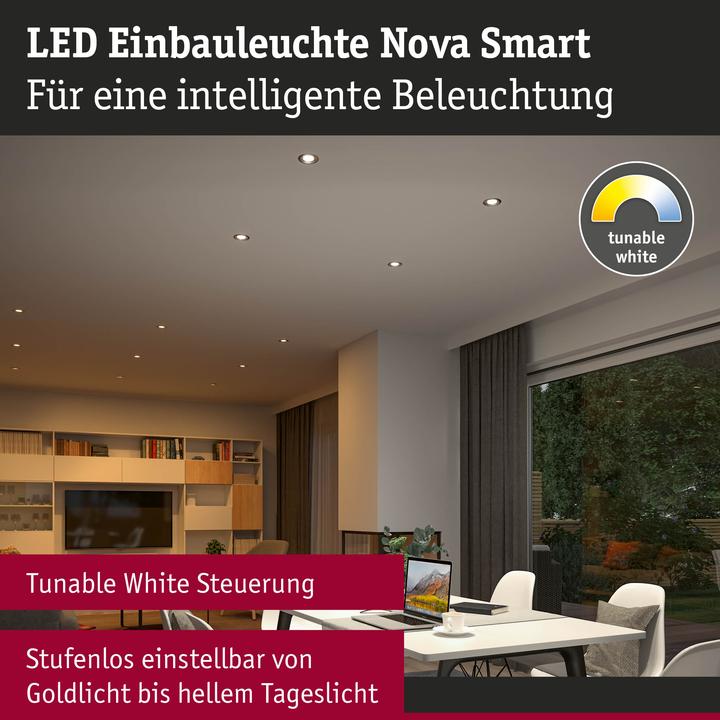 Produktbild Paulmann Einbauleuchte Nova Set Zigbee (530 lm)