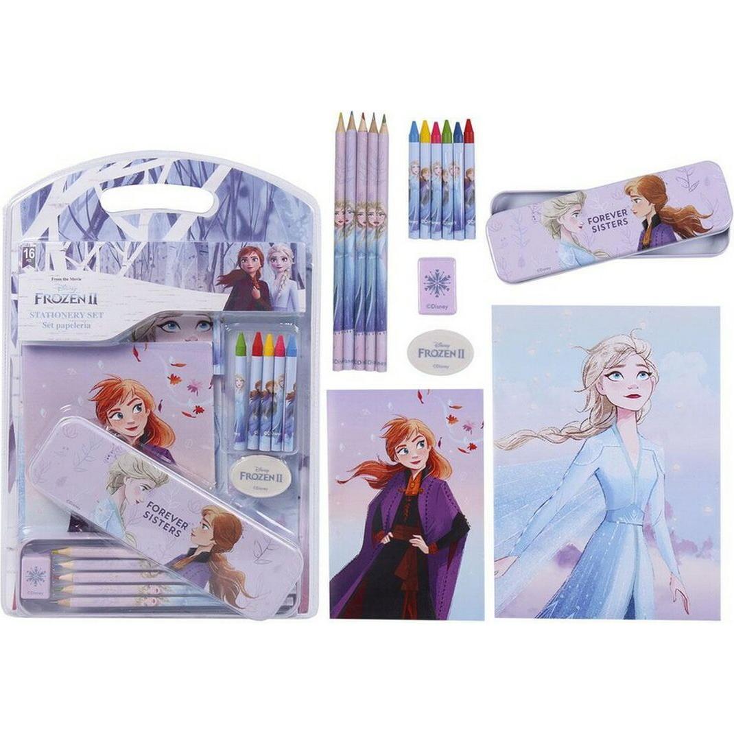 Disney Frozen, Etui, Papierwaren-Set Lila (16 pcs)