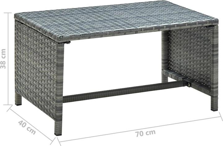 Immagine prodotto vidaXL Couchtisch (70 x 40 x 38 cm)