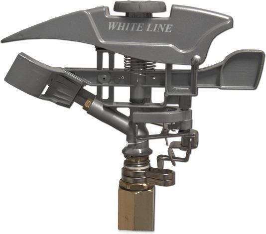 Actual product image Bradas Kreisregner mit Stativ WHITE LINE (Impulse, circular and sector sprinklers)