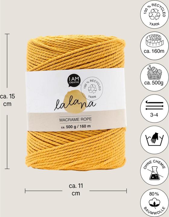 Actual product image Lalana Macrame Rope (160 m)
