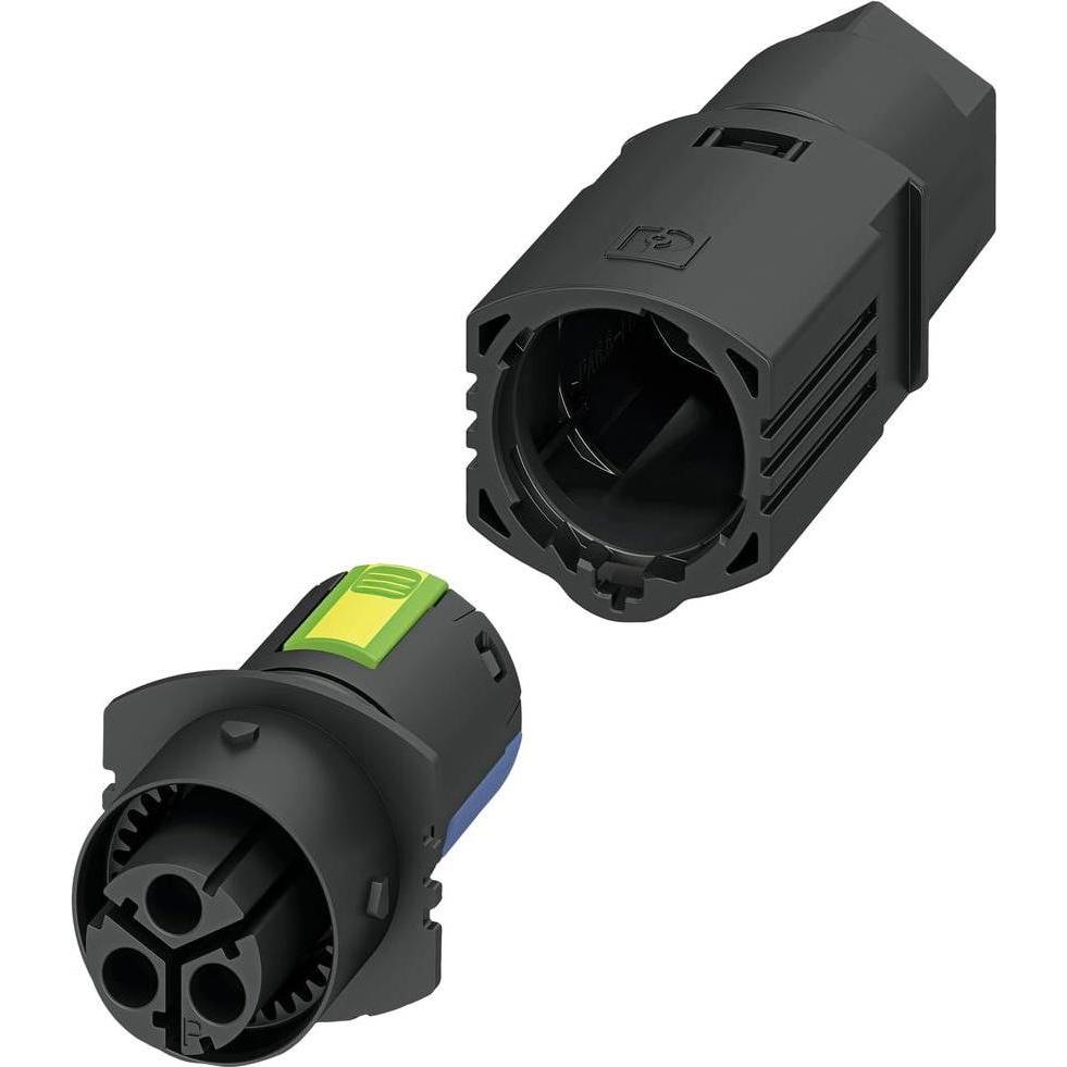 Phoenix Contact Steckverbinder, Elektronikkabel + Stecker, Schwarz