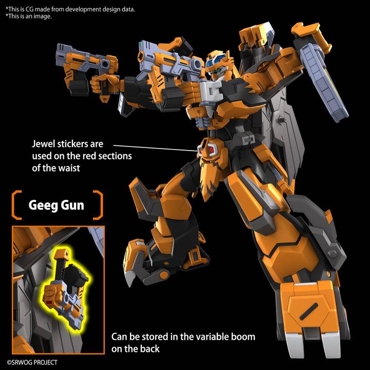 Actual product image Bandai SUPER ROBOT WARS - HG Gunleon - Model Kit