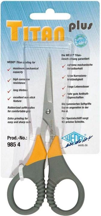 Image du produit Wedo Ciseaux Titan Plus 11,5 cm, acier inoxydable, universel (11.50 cm)