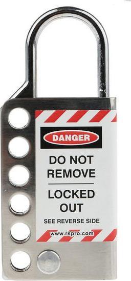 Produktbild RS PRO 25mm Stainless Steel Lockout Hasp