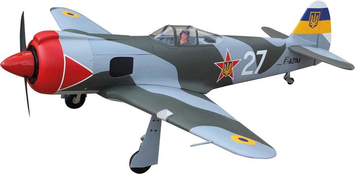 Productafbeelding Seagull Models SG-Models ) YAK-3U 63" 20cc MET elektrisch intrekbaar landingsgestel ARF (Warbird)