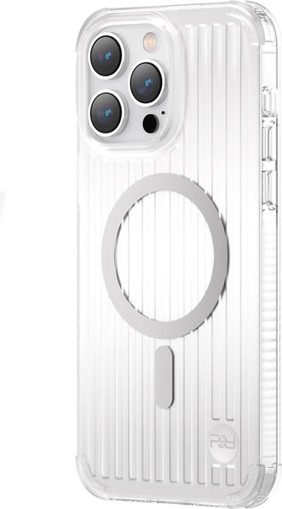 Produktbild Kingxbar PQY Exit Series Magnethülle für iPhone 14 Plus MagSafe Silber (Apple iPhone 14 Plus)
