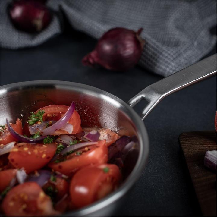 Image du produit Kuhn Rikon CULINARY FIVEPLY Sauteuse sans revêtement Ø 16 cm (16 cm, Casserole à manche, Acier inoxydable)