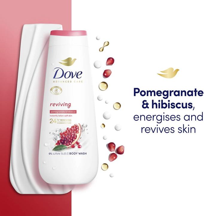 Actual product image Dove Advanced Care Reviving Body Wash 400 Ml (400 ml)