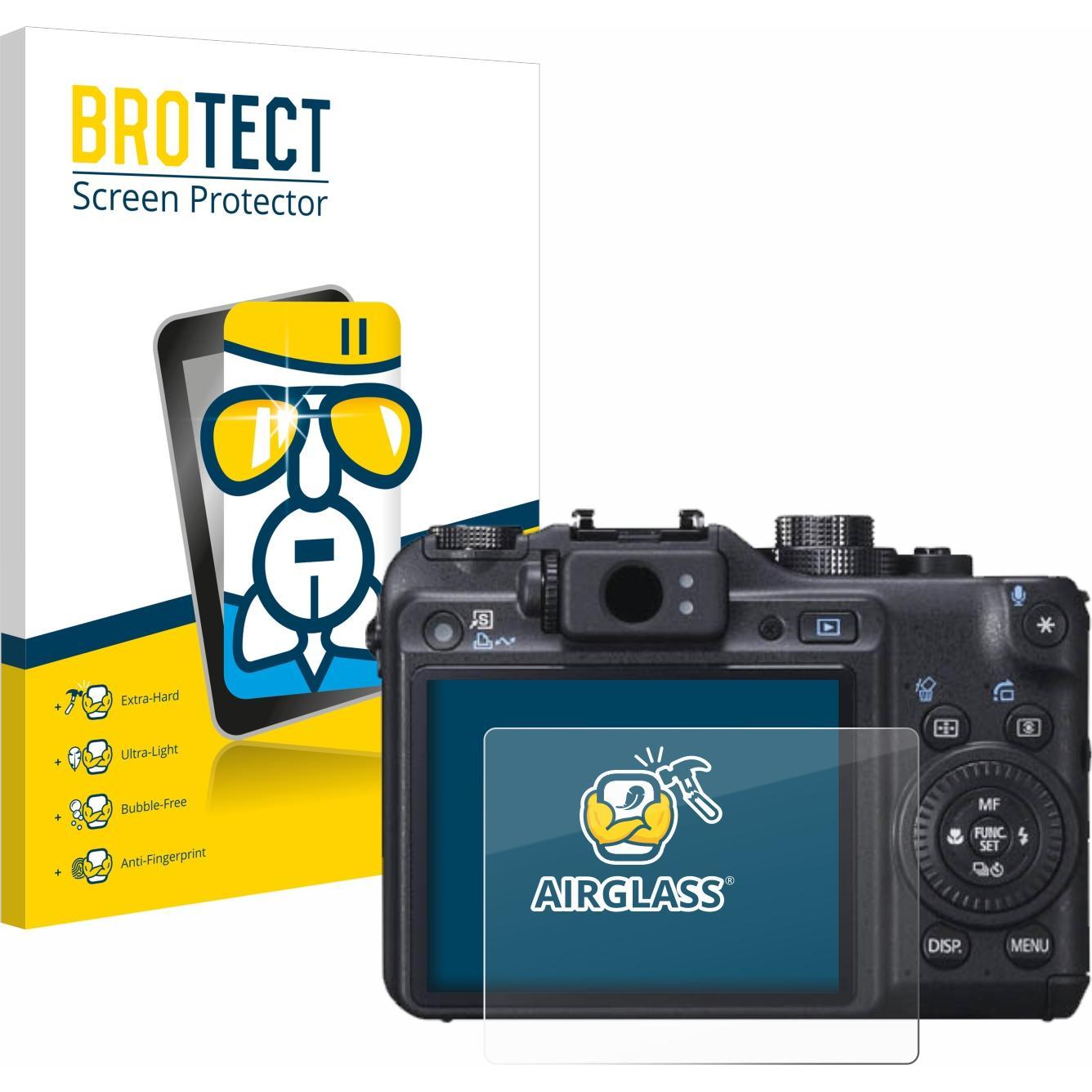 BROTECT AirGlass Panzerglasfolie (Displayschutz, Powershot G10), Kameraschutz