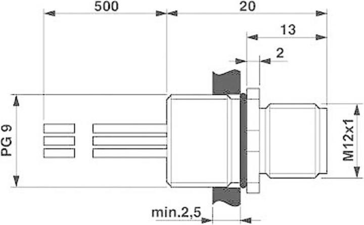 Actual product image Phoenix Contact Sensor/actuator flush-type connector