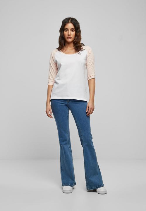Immagine prodotto Urban Classics Tee Raglan 3/4 da donna a contrasto (XS)