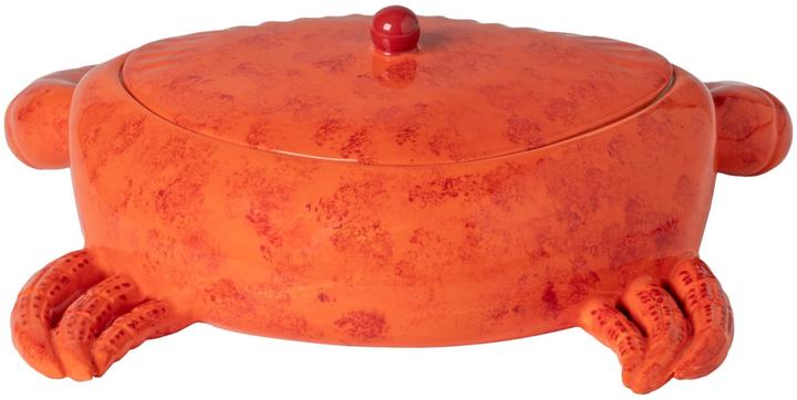 Costa Nova Summer Bliss Krabbendose mit Deckel 32x30 H11cm 1.2l orange (1.20 l)
