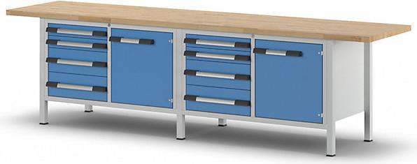 Actual product image eurokraft pro Workbench (300 cm, 70 cm)