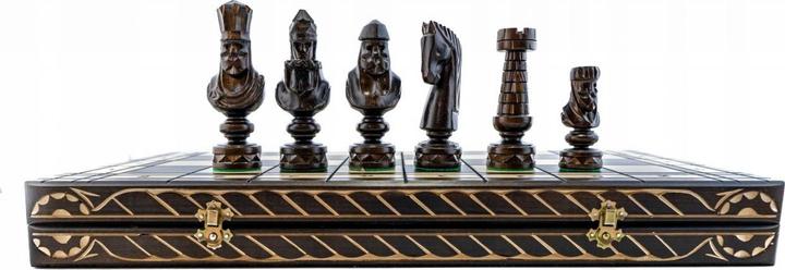 Image du produit Holzecke Échiquier en bois "Cezar" Sculpté