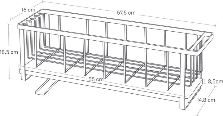 Actual product image Yamazaki Schmales Abtropfgestell TOWER
