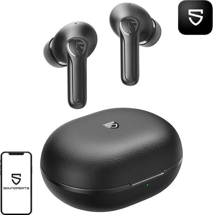 Actual product image Soundpeats Life TWS earphones (black) (ANC, 25 h, Wireless)