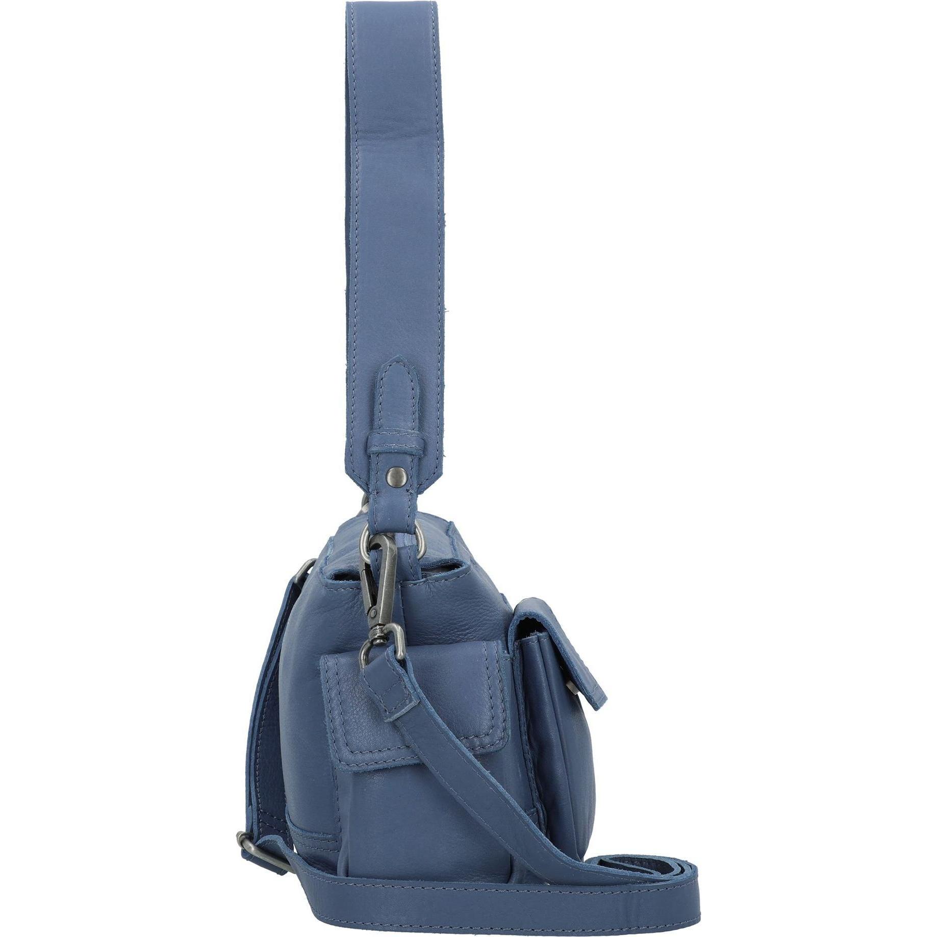 Thumbnail - Cowboysbag, Handtasche, Susanville Schultertasche Leder 25 cm, Blau