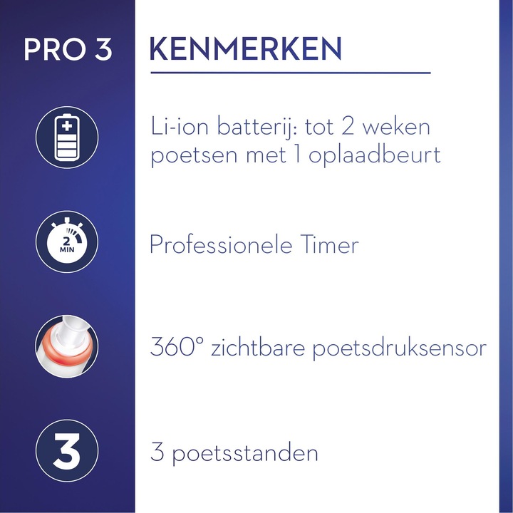 Image du produit Oral-B Pro 3 3000 (Brosse à dents oscillo-rotative)