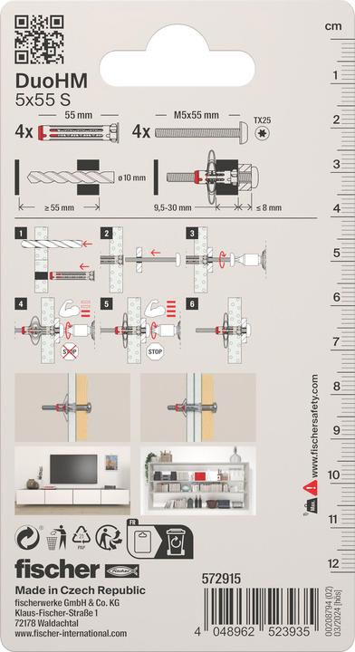 Produktbild Fischer DuoHM 5x55 S TX K