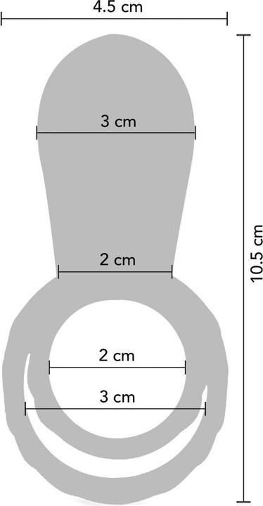 Actual product image Xocoon Couples Stimulator Ring