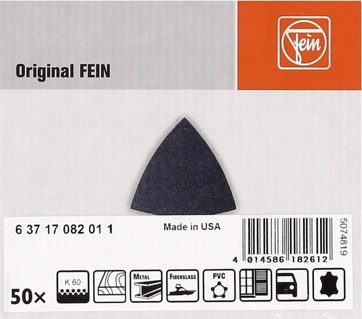 Produktbild Fein Deltaschleifpapier mit Klett (60)