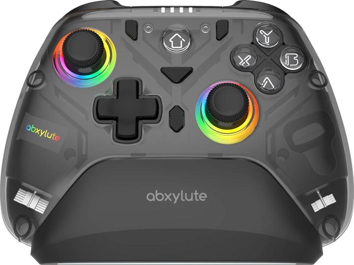 Immagine prodotto Abxylute C8 Black - Wireless Controller für Nintendo Switch, PC, IOS & Android (inkl. Ladestation) (Android, iOS, PC, Switch, Switch OLED)