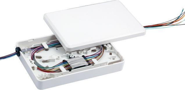 Actual product image EFB Elektronik Micro splice box with telecom splice cassette for 12 splices