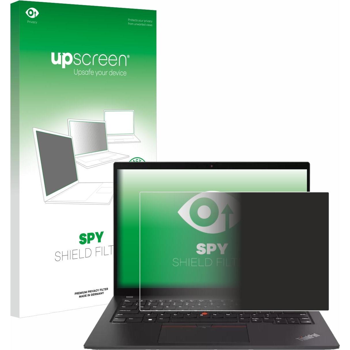 upscreen Spy Shield Blickschutzfilter (14", 16 : 10), Notebook Schutzfolie
