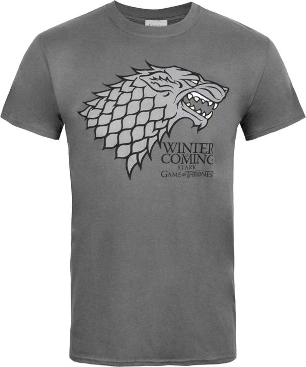 Actual product image Game of Thrones official Stark Winter Is Coming TShirt (XXL)