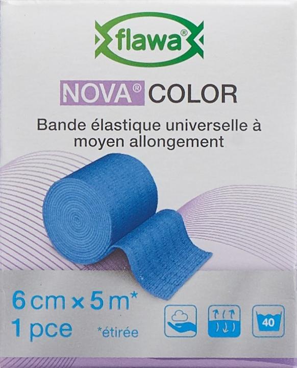 Produktbild Flawa Idealbinde 6cmx5m blau