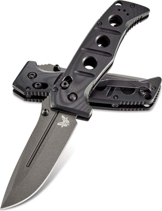 Actual product image Benchmade Adamas Grey Plain (9.70 cm)