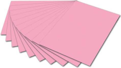 Produktbild Folia Tonpapier, DIN A4, 130 g/qm, rosa (130 g/m², 100x)