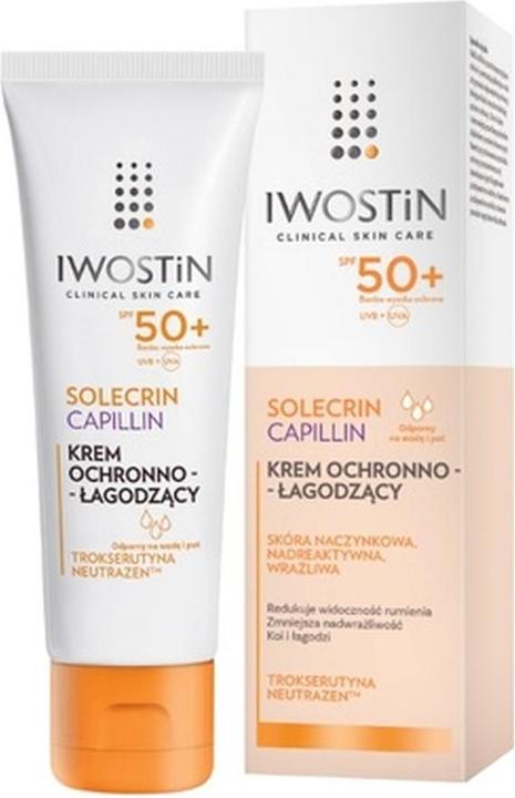 Immagine prodotto Iwostin Solcrin Capillin, Crema protettiva, SPF 50+, 50 ml (Crema solare, SPF 50, 50 ml)