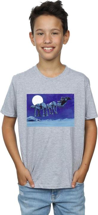 Produktbild Star Wars Christmas ATAT Sleigh TShirt Jungen (140, 146)