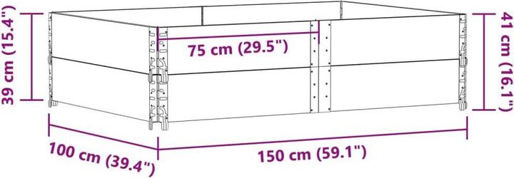 Produktbild vidaXL Pflanzkübel