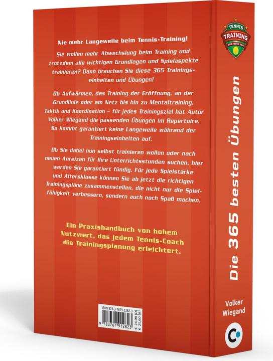 Image du produit Tennistraining für jeden Tag (Allemand, Volker Wiegand, 2022)