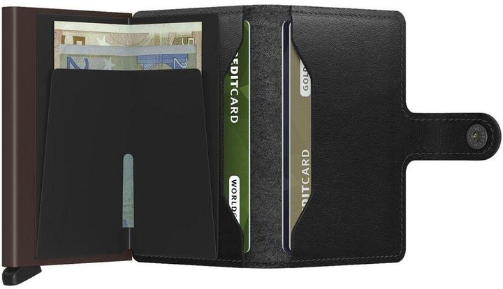 Produktbild Secrid Original Miniwallet -lompakko, musta/ ruskea