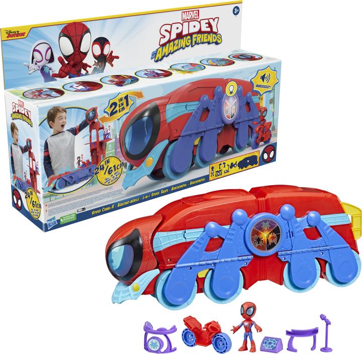 Produktbild Hasbro Spidey 2in1 Spider Raupe