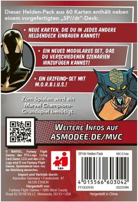 Produktbild FFG FFGD2930 - Marvel Champions: SP//dr, Kartenspiel, für 1-4 Spieler, ab 14 Jahren (DE-Erweiterung) (Deutsch)