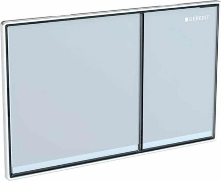 Geberit BetPl. Sigma70, für 2-Mengen-Sp. Glas weiss ET 242813SI1