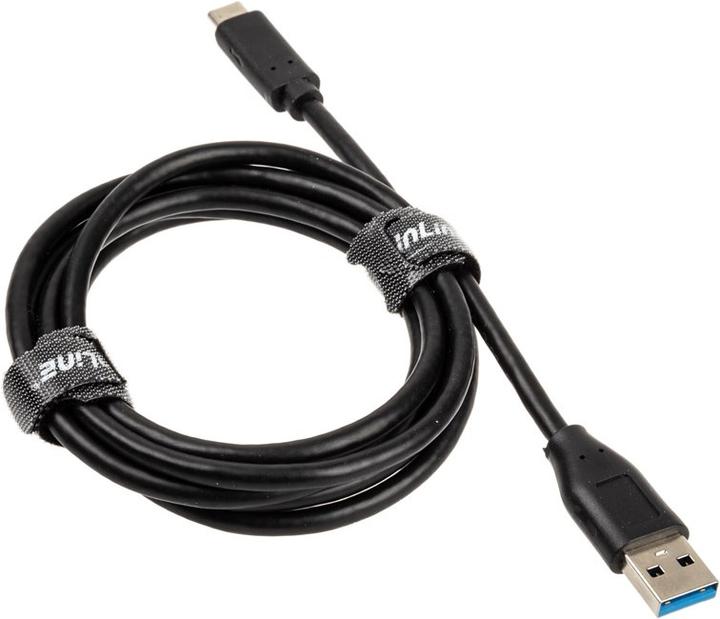 Productafbeelding InLine USB 3.1 kabel, type C naar type A, 1,5m zwart (1.50 m, USB 3.1)